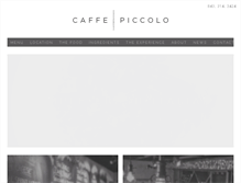 Tablet Screenshot of caffepiccolopawleys.com